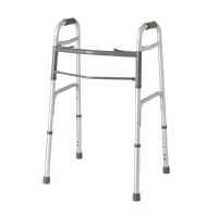 Two-Button Folding Walkers Without Wheels by Medline