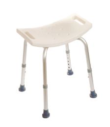 Height Adjustable Shower Stool - Corrosion Resistant Design, Supports up to 300 lbs