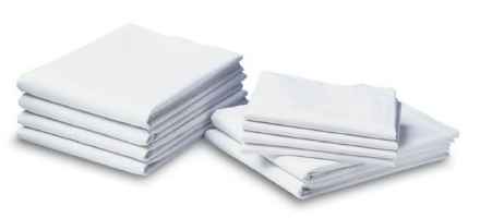 White Muslin Draw Soft Sheets by Medline