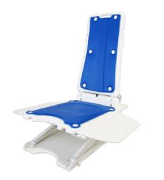 Reclining Bath Lift with Adjustable Height, Emergency Stop, and 315 lbs. Capacity - Bridge Bath Lift