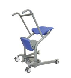 Easy Transfer Steel Sit-to-Stand Patient Lift with Pivot Seat - 400 Pound Weight Capacity