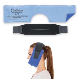 Hot and Cold Therapy Dual Comfort Jaw Wrap for TMJ, Jaw Pain and Migraines by CorPak