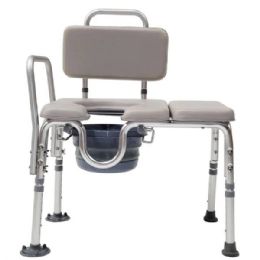 Padded Transfer Chair for Shower with Commode Opening by Inno Medical Supply
