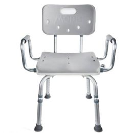 Shower Chair with Swivel Seat and Padded Handles on Each Side by INNO Medical Supply