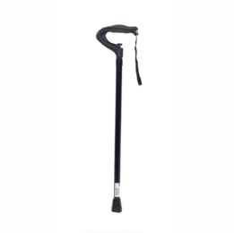 Walking Cane with One Push Button Adjustable Height