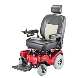 Atlantis Heavy-Duty Bariatric Power Wheelchair by Merits