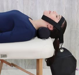 Cervical Traction System with Neck Roll For Tension