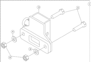 Bed Rail Adjustment Lock Kit for Invacare Heavy Duty Reduced Gap Half Length Rails