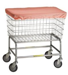 Antimicrobial Basket Cover Cap and Liners for R&B Wire Large Capacity Laundry Cart