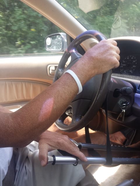 Freedom Staff Driving Hand Control - Thumb-Activated