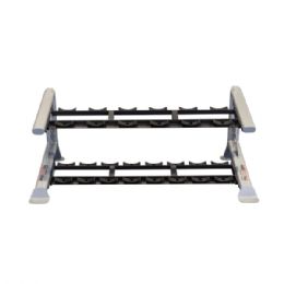 Multi-Level Saddle Dumbbell Rack by Body-Solid