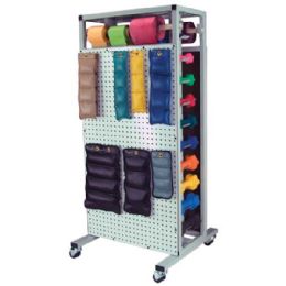 Double Sided Space Savers with Dumbbell Rack