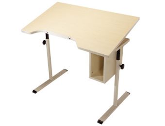 Knob-Adjusted Wheelchair Accessible Therapy Tables