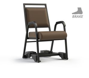 ComforTek Rolling Dining Chair, with Arms