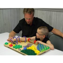 Tabletop Textured Sensory Board for Tactile Stimulation