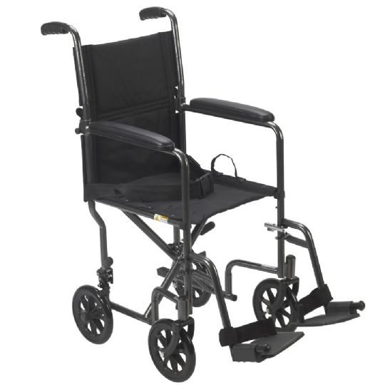 Drive Medical Lightweight Steel Wheelchair TR37E-SV