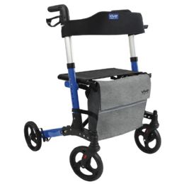 Upright Rollator / Rollator Walker with Seat by Vive Health