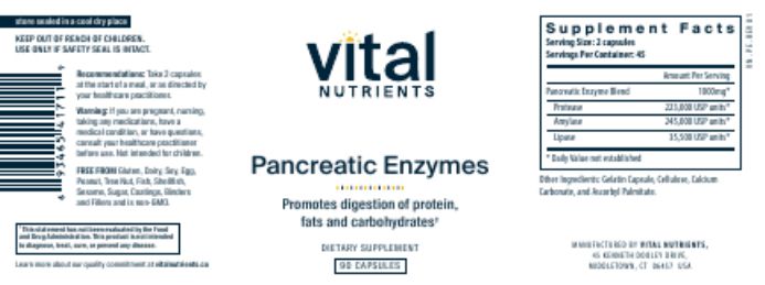 Pancreatic Enzymes for Gastrointestinal Tract Health