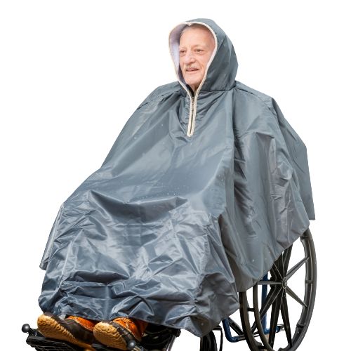 Winter Wheelchair Poncho with Sherpa Lining