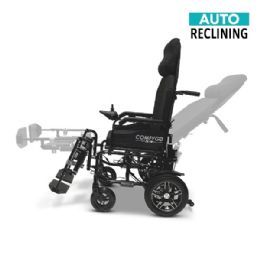 ComfyGO X-9 Remote Controlled Power Wheelchair with 310 lbs. Capacity and Reclining Backrest