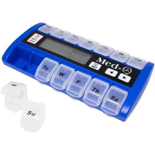 Med-Q Automatic Pill Dispenser - Blue Version