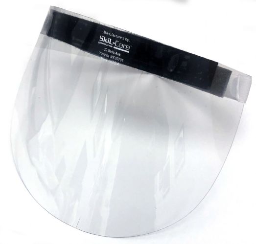 Face shields sold in quantities of 12
