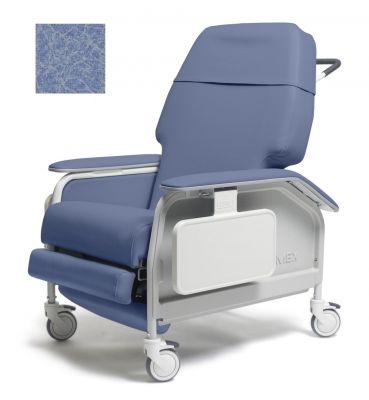 Ice Blue Lumex Extra-Wide Clinical Recliner