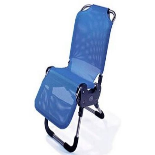 Leckey Advance Bath Chair shown in the blue option