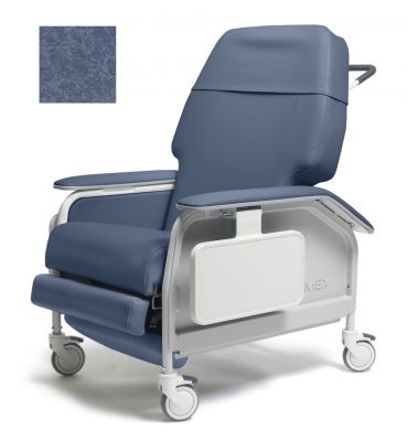 Steel Blue Lumex Extra-Wide Clinical Recliner