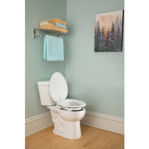 Clean Shield Elevated Toilet Seat by BEMIS Support Arms optional