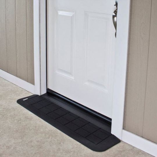 The Rubber Threshold Ramps was designed for code compliance to provide safe, slip resistant access over thresholds for wheelchair users. 