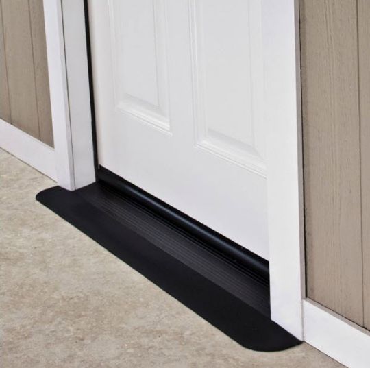 These ramps can be cut for various heights and can be notched for door jambs or door stops.