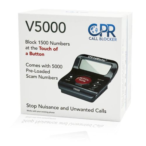 Call Blocker V5000 packaging