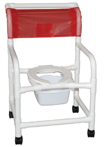 22 in. Internal Width Echo Shower Chair with 10 Quart Pail