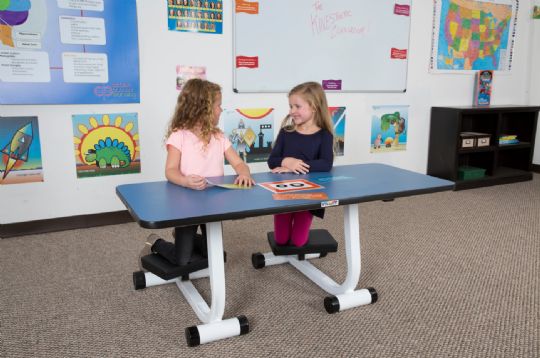 Two-Person Kneel N Spin Desk 