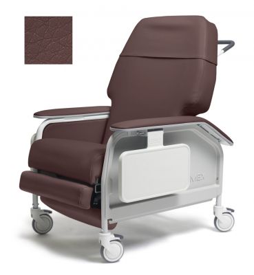 Burgundy Lumex Extra-Wide Clinical Recliner