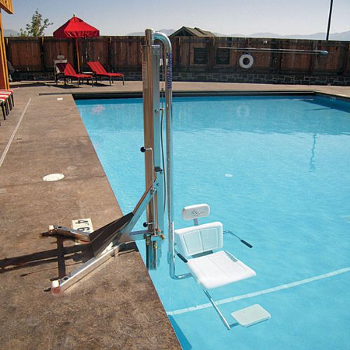 Gallatin Water Powered Pool Lift Free, Hydraulic Chair Lift For Swimming Pool