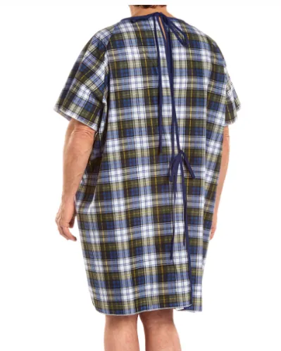 One-Size-Fits-All Tieback Patient Hospital Gowns One-Size-Fits-All Tieback Patient Hospital Gowns