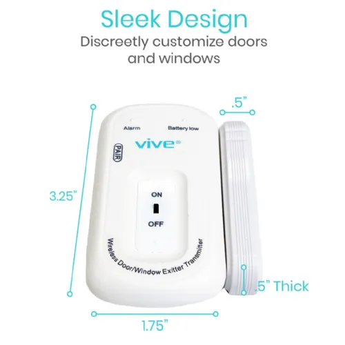Vive Wireless Door Alarm and Pager Vive Wireless Door Alarm and Pager