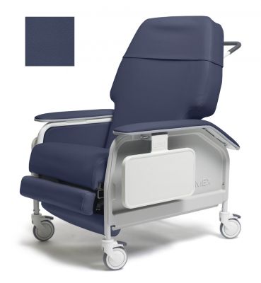 Imperial Blue Lumex Extra-Wide Clinical Recliner