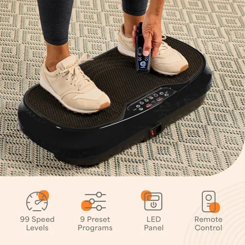 Lifepro Waver Mini Vibration Plate, Black Lifepro Waver Mini Vibration Plate, Black