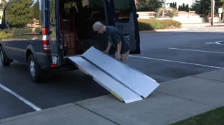 TRAVERSE Singlefold Portable Loading Ramps by EZ-ACCESS