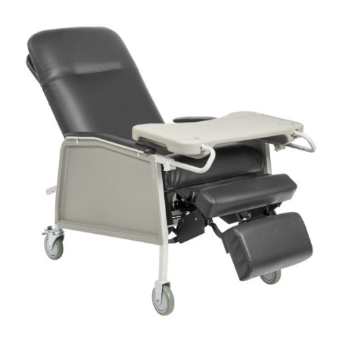 Extendable footrest highlights patient comfort and eases pressure on lower extremities