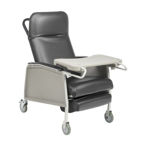 Adjustable headrest provides exceptional head and neck positioning capability