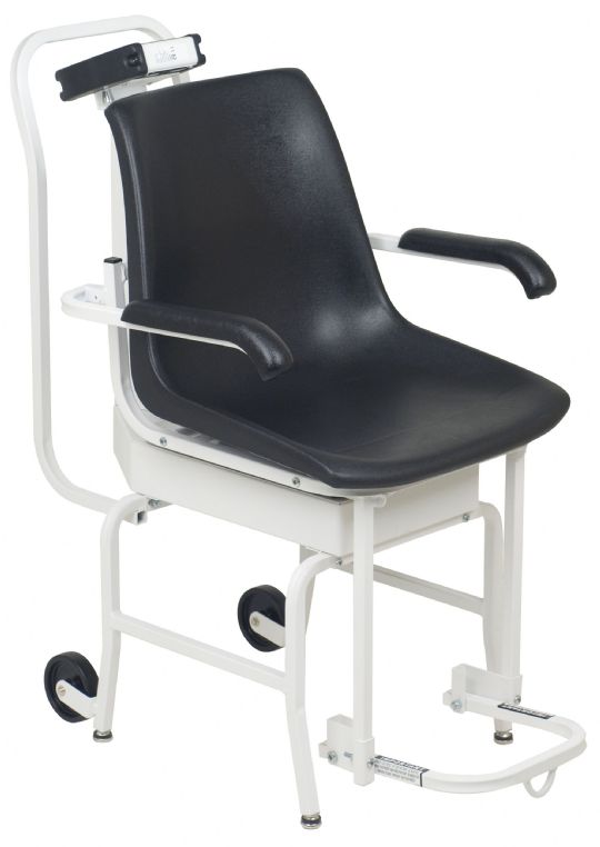Right Side View of the Detecto Digital Chair Scale