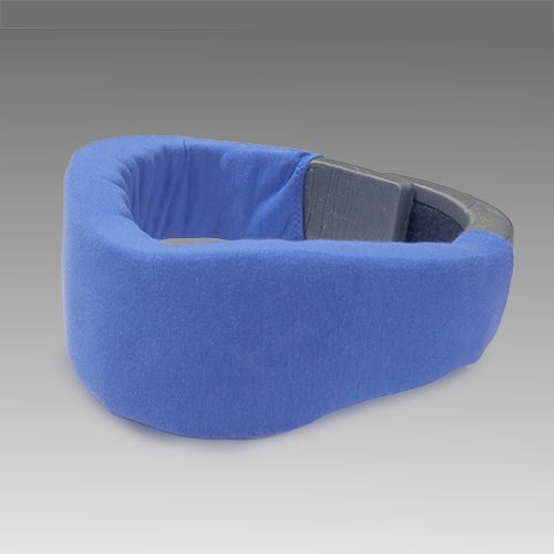 Swirl Collar Head and Neck Support shown in blue