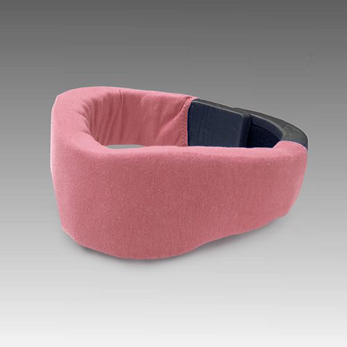 Swirl Collar Head and Neck Support shown in pink