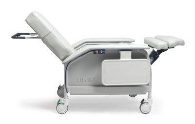 Lumex Extra-Wide Clinical Recliner in First Recline Position