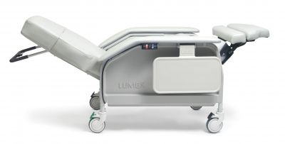 Lumex Extra-Wide Clinical Recliner in Second Recline Position