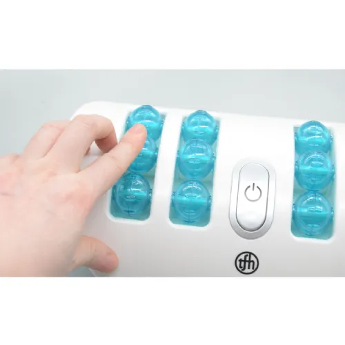 Portable Vibrating and Rolling Foot Massager - For Pain Relief by TFH Portable Vibrating and Rolling Foot Massager - For Pain Relief by TFH